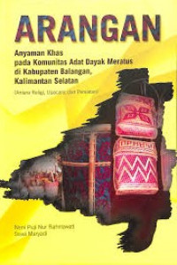 ARANGAN : Anyaman Khas pada Komunitas Adat Dayak Meratus di Kabupaten Balangan, Kalimantan Selatan