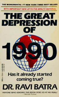 WITH IMPROTAN NEW UP-T-THE-MINUTE MATERIAL THE GREAT DEPRESSION OF 1990